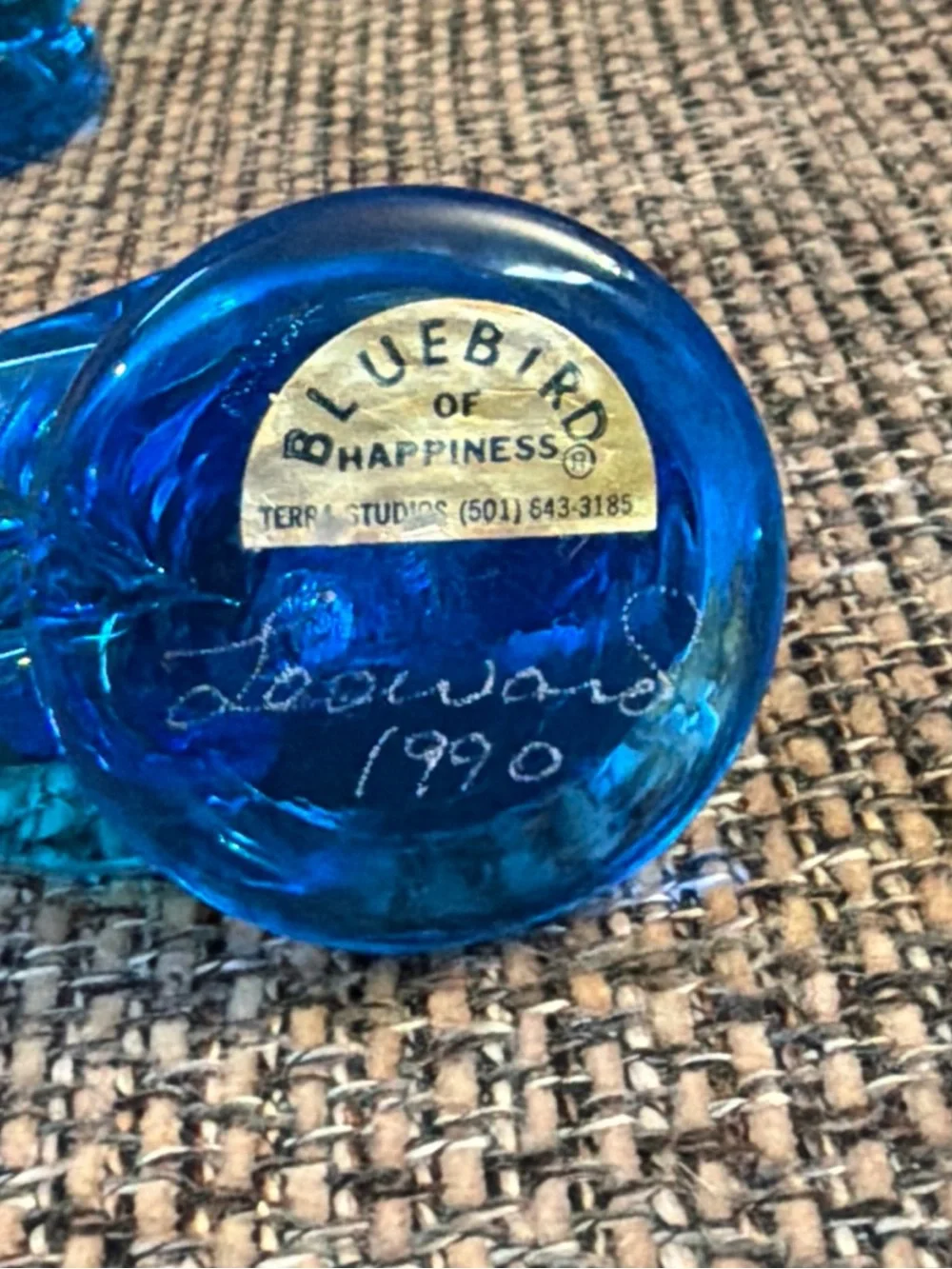 Bluebird of happiness Leonard 1990 1992 set of two